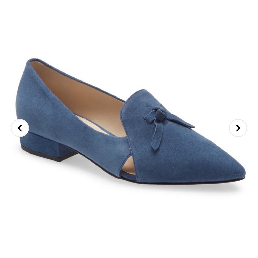 NWOT Cole Haan Viola Skimmer Flats Denim Suede size 6.5